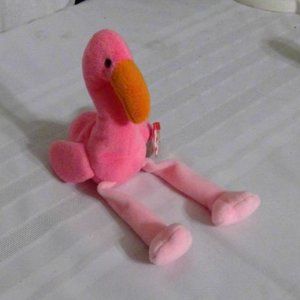 Ty Beanie Baby - Pinky the Flamingo